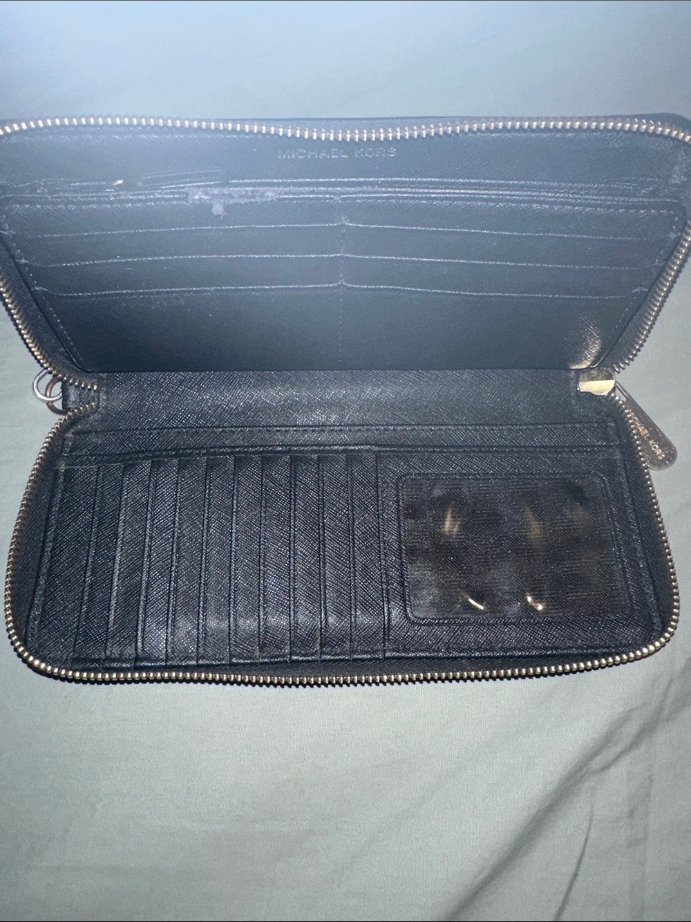 Michael Kors Black Jet Set Saffiano Leather Wallet - Picture 6 of 6